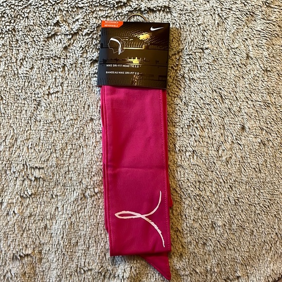 Nike Accessories - Nike Dry Fit Head Tie 2.0- Special Edition Breast Cancer Awareness, DISCONTINUED